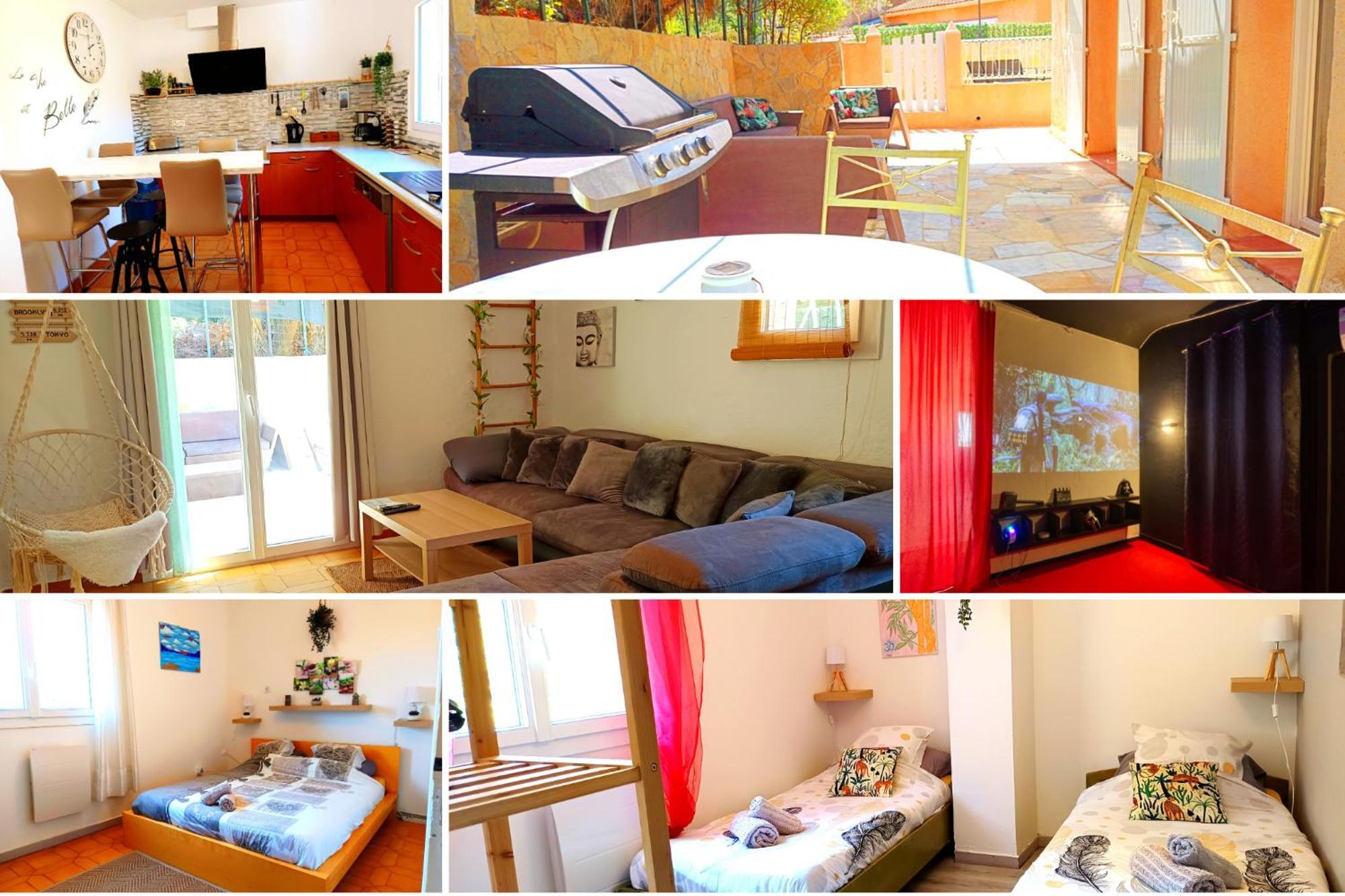 Villa Nais 126M2-Zen-Salle Cinema-Piscine La Valette-du-Var Eksteriør billede